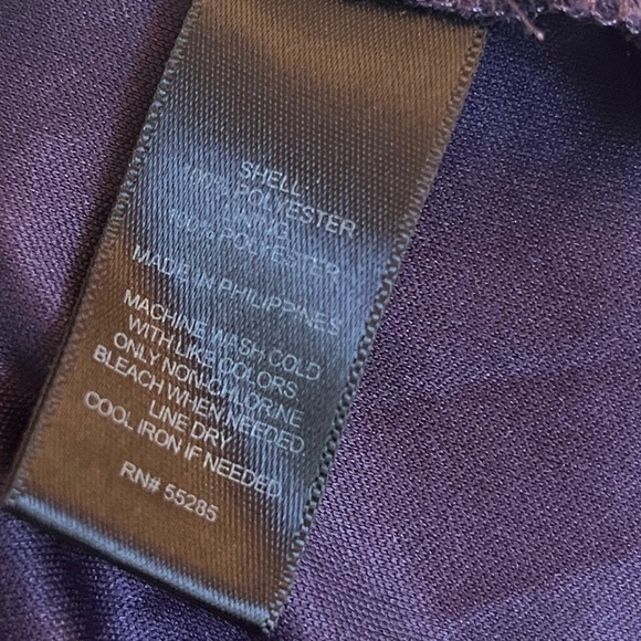 Express navy blue and neon yellow sheer skater dress medium - Picture 3 of 3